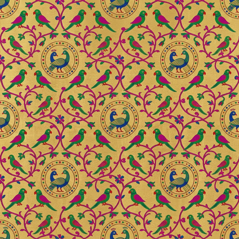 Texture: Paithani brocade color